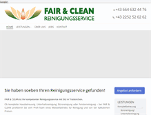 Tablet Screenshot of fairclean.at